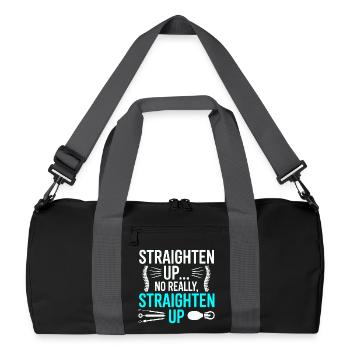 Lizenzierter DC Muskuloskelettale Strukturelle Gesundheit - Recycelte Duffel Bag - Schwarz/Graphitgrau - Vorne