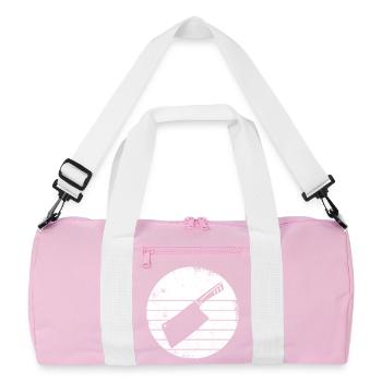 Cleaver - Recycled Duffel Bag - pink/white - Front
