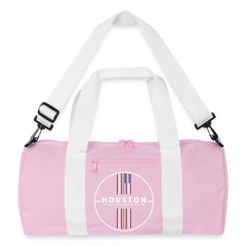 Coordonnées de Houston - Sac de sport recyclé - rose/blanc - Devant
