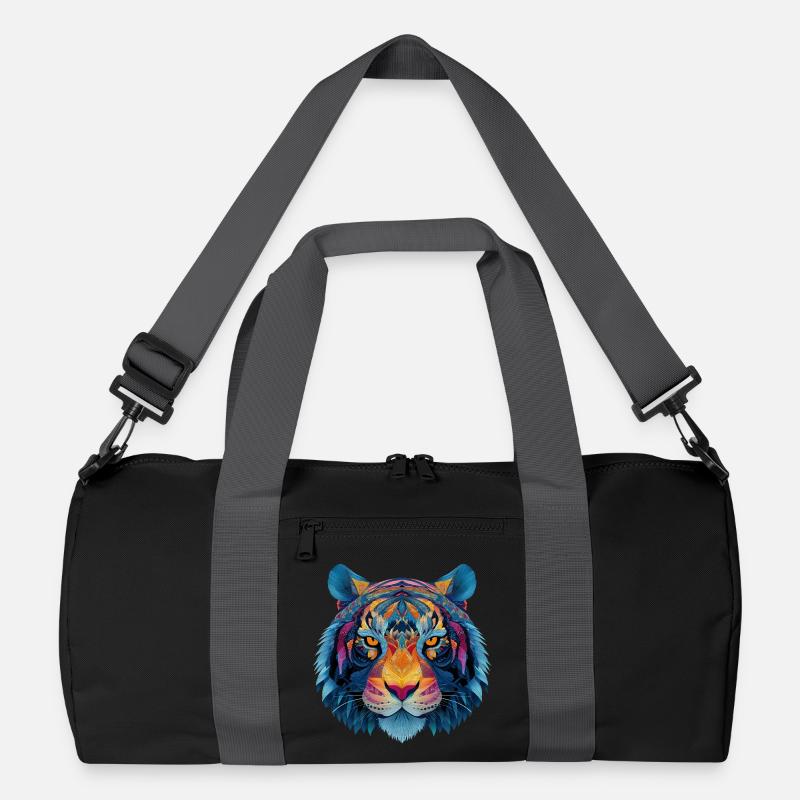 Tiger Head Recycled Duffel Bag