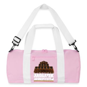 Raggatek - Recycelte Duffel Bag - Rosa/Weiß - Vorne