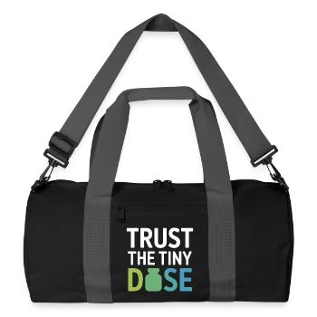 Homeopathy Trust The Tiny Dose Professional Gear  - Recycled Duffel Bag - black/graphite grey - Front