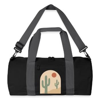Desert Arch Serenity - Recycled Duffel Bag - black/graphite grey - Front