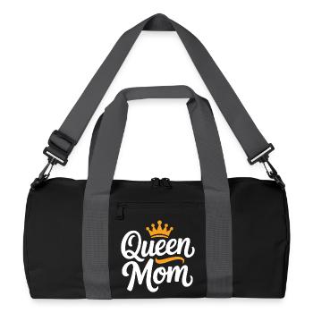 Reine Maman - Sac de sport recyclé - noir/gris graphite - Devant