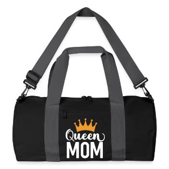 Reine Maman - Sac de sport recyclé - noir/gris graphite - Devant