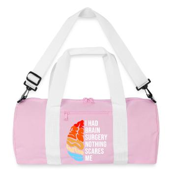 Anévrisme cérébral - Sac de sport recyclé - rose/blanc - Devant