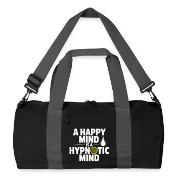 Spécialiste certifié en bien-être cognitif clinique - Sac de sport recyclé - noir/gris graphite - Devant