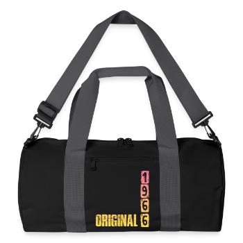 Original 1966 - Sac de sport recyclé - noir/gris graphite - Devant