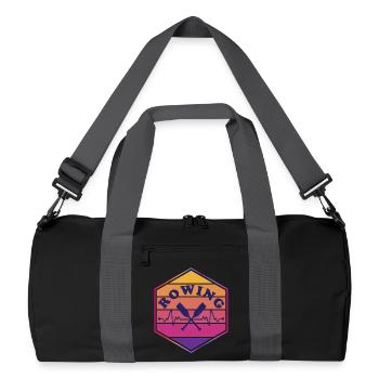 Rowing Heartbeat Vintage - Sac de sport recyclé - noir/gris graphite - Devant