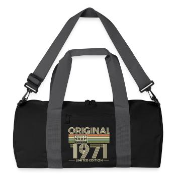 Original 77 Édition Limité Retro Hits - Sac de sport recyclé - noir/gris graphite - Devant
