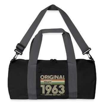 Original 1963 Édition Limitée Vintage - Sac de sport recyclé - noir/gris graphite - Devant