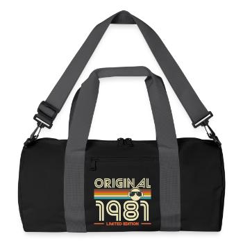 Original 1981 Édition Limitée - Sac de sport recyclé - noir/gris graphite - Devant