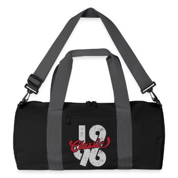 Classic 1996 - Recycelte Duffel Bag - Schwarz/Graphitgrau - Vorne