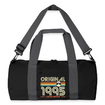 Originale Retro-Edition von 1995 - Recycelte Duffel Bag - Schwarz/Graphitgrau - Vorne