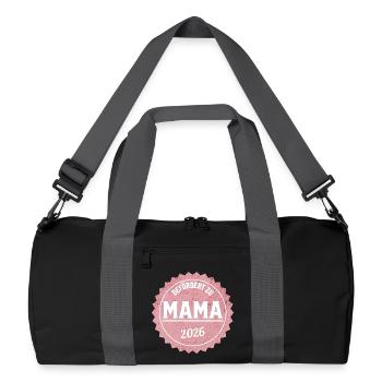 Promotion Maman 2026 - Sac de sport recyclé - noir/gris graphite - Devant