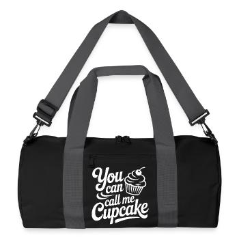 You Can Call Me Cupcake - Recycled Duffel Bag - black/graphite grey - Front