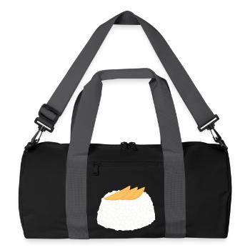 Mango-Klebreis - Recycelte Duffel Bag - Schwarz/Graphitgrau - Vorne