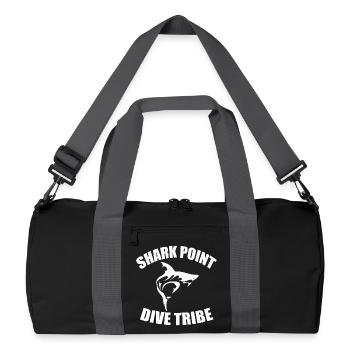 SHARK POINT DIVE TRIBE - Recycelte Duffel Bag - Schwarz/Graphitgrau - Vorne
