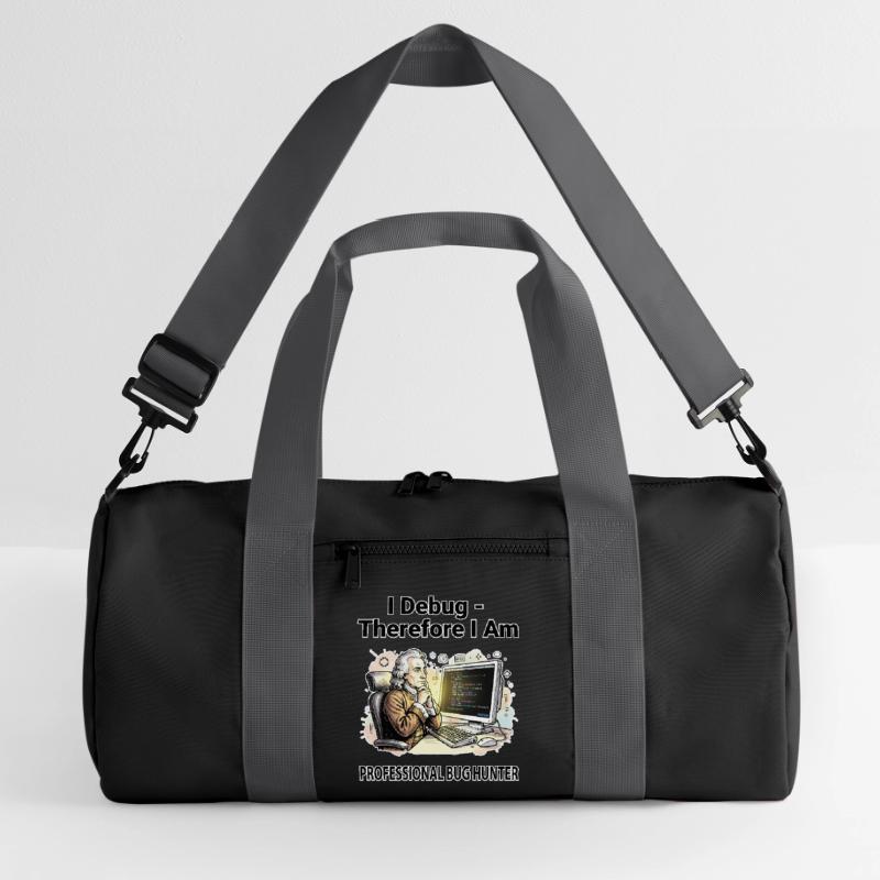 Ich debugge daher bin ich: Pro Bug Hunter – dunkler BG Recycelte Duffel Bag