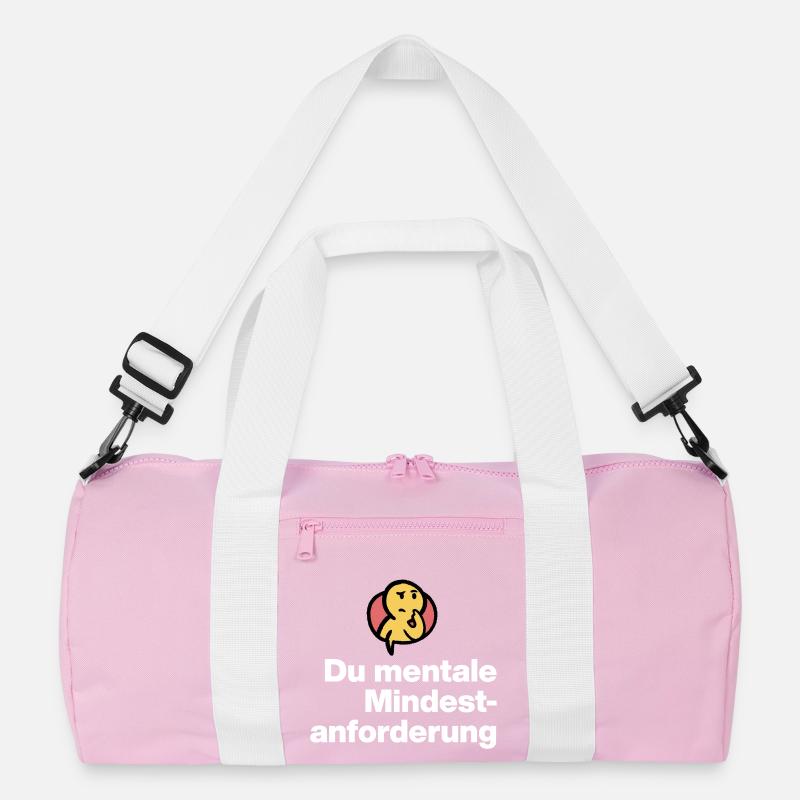 DU MENTALE MINDSTFORDERUNG. SARKASMUS GESCHENK  Recycelte Duffel Bag