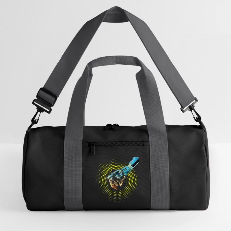 ordinateur main robot IA code cyborg numérique pc Sac de sport recyclé