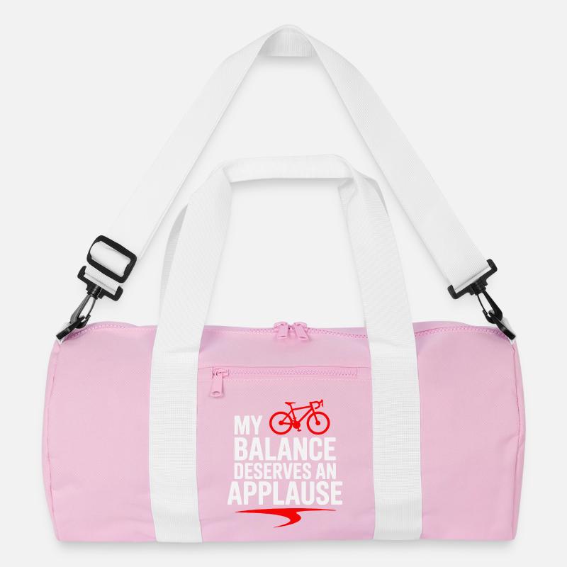 Professional Bicycle Acrobatics Performance Art  Recycled Duffel Bag