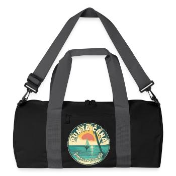 Explorez Punta Cana en République dominicaine - Sac de sport recyclé - noir/gris graphite - Devant