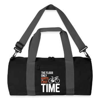 Professionelle Fahrrad-Akrobatik-Performance-Ausrüstung - Recycelte Duffel Bag - Schwarz/Graphitgrau - Vorne