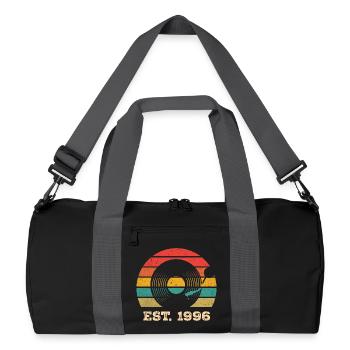 Vintage 1996 - Recycelte Duffel Bag - Schwarz/Graphitgrau - Vorne