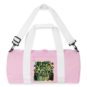 Roots Dub Reggae Soundsystem - Recycled Duffel Bag - pink/white - Front