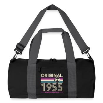 Original 1955 Limited Edition Logo - Recycled Duffel Bag - black/graphite grey - Front