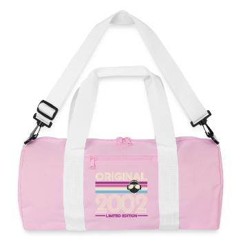 2002 Retro Limited Edition - Recycled Duffel Bag - pink/white - Front