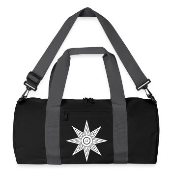 Inanna Star - Goddess Ishtar Sun - Recycled Duffel Bag - black/graphite grey - Front