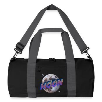 Moon - Outer Space Series - Recycled Duffel Bag - black/graphite grey - Front