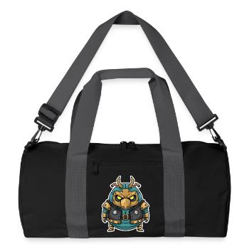 Scarabée Contremaître Steampunk Veste et Manomètre - Sac de sport recyclé - noir/gris graphite - Devant