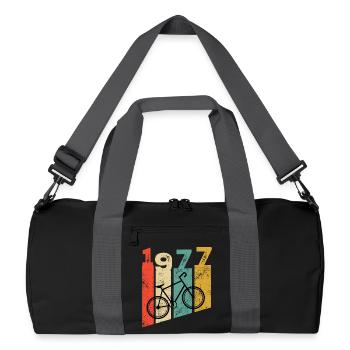 Vintage 1977 - Recycled Duffel Bag - black/graphite grey - Front