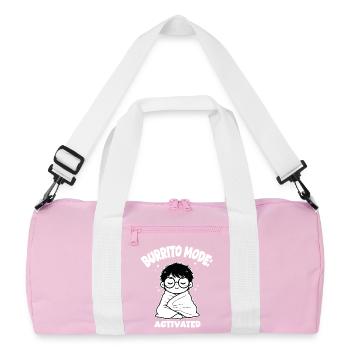 Burrito Cover Mode - Recycled Duffel Bag - pink/white - Front