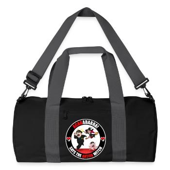 The Antifa Witch - Police - Sac de sport recyclé - noir/gris graphite - Devant