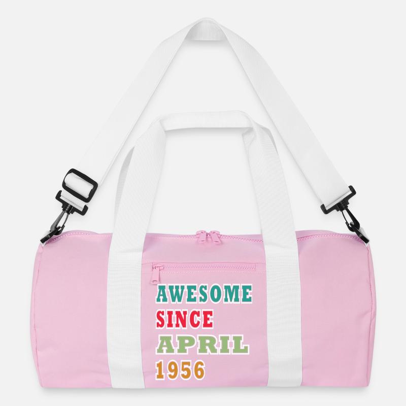Awesome Since April 1956 Recycelte Duffel Bag