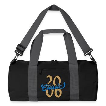 Millésime 2006 - Sac de sport recyclé - noir/gris graphite - Devant