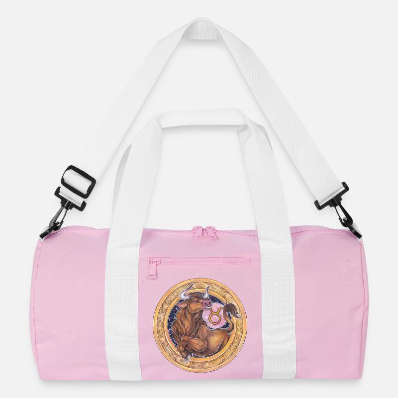 Zodiac Sign Sternzeichen Stier Taurus Geschenk Recycelte Duffel Bag