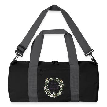 Live, Laugh, Menty B. | Ironic breakdown - Recycled Duffel Bag - black/graphite grey - Front
