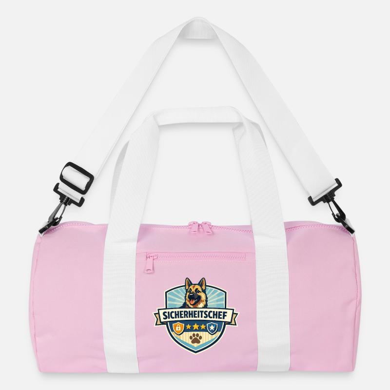 Sicherheitschef Schäferhund Logo Recycelte Duffel Bag