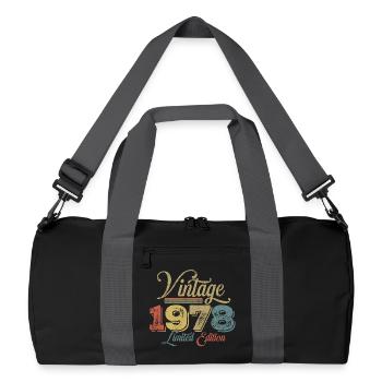 Vintage 1978 - Recycled Duffel Bag - black/graphite grey - Front