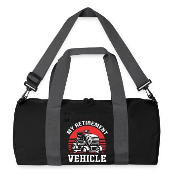 Lawn (meadow) Lawn mower - Recycled Duffel Bag - black/graphite grey - Front