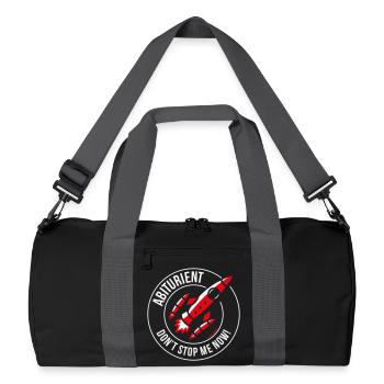 High School Graduate – Don't Stop Me Now! (Abitur / NEG 2C) - Recycled Duffel Bag - black/graphite grey - Front