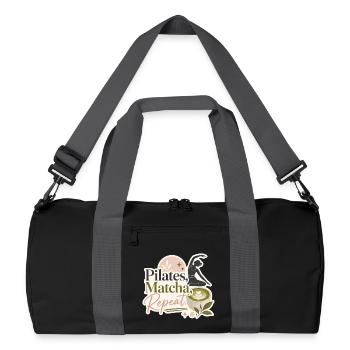 Pilates - Matcha - Répéter - Sac de sport recyclé - noir/gris graphite - Devant
