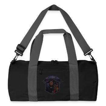 We can roll it! Black - Recycled Duffel Bag - black/graphite grey - Front