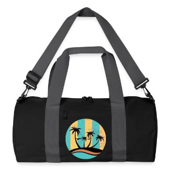 Cercle de plage - Sac de sport recyclé - noir/gris graphite - Devant