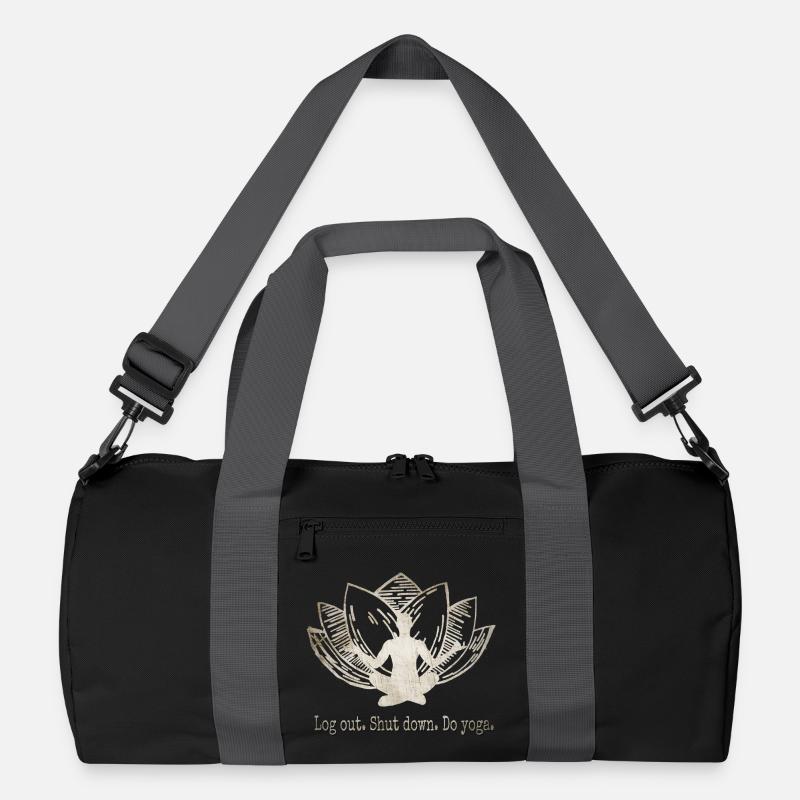 Yoga - Recycelte Duffel Bag - Schwarz/Graphitgrau